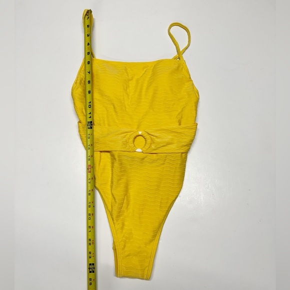 Cupshe | Arizona Roda Trip Belted Ring Square Neck One Piece Swimsuit-Resort NWT - Picture 13 of 14